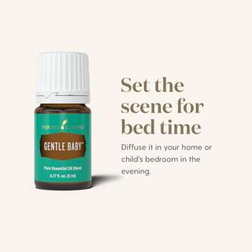 Young Living Gentle Baby Essential Oil 5ml - Calming Blend for Little Ones - Promotes Soothing Comfort - Certified Pure & Gentle - Aromatherapy for Baby Care