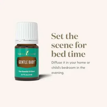 Young Living Gentle Baby Essential Oil 5ml - Calming Blend for Little Ones - Promotes Soothing Comfort - Certified Pure & Gentle - Aromatherapy for Baby Care