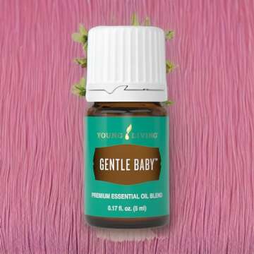 Young Living Gentle Baby Essential Oil 5ml - Calming Blend for Little Ones - Promotes Soothing Comfort - Certified Pure & Gentle - Aromatherapy for Baby Care