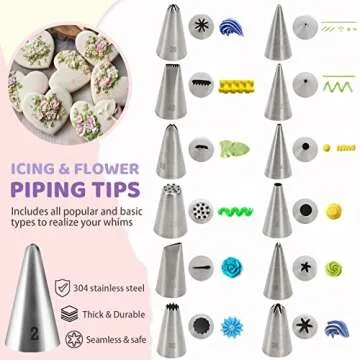 Complete Cookie Decorating Kit for All Ages - 118 pcs