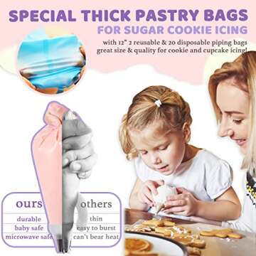 Complete Cookie Decorating Kit for All Ages - 118 pcs