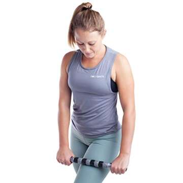 Body Back Buddy - USA Made - Massage Stick & Buddy Classic Bundle, Trigger Point Massage Tools, Neck and Back Massagers, Massage Cane, Muscle Knot Remover (Black)