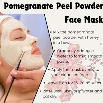 Herbs Botanica Pomegranate Peel Powder 100% Pure & Natural Pomegranate Powder for Herbal Tea, Skincare & DIY Beauty Finely Ground, Additive-Free, Resealable Pack 5.3 oz