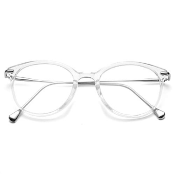 COASION Vintage Round Clear Glasses Non-Prescription Frames for Everyone