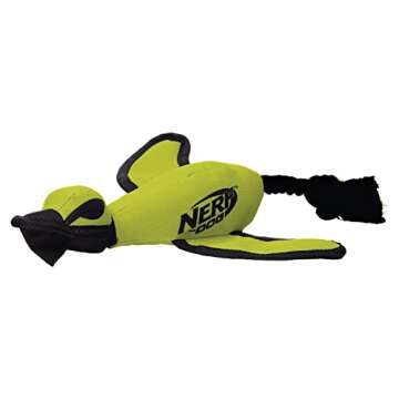 Nerf Dog Large Nylon Launching Duck, Green