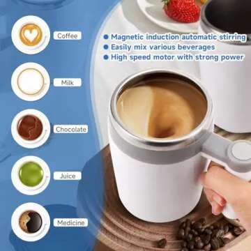 Automatic Stirring Cup - Rechargeable Magnetic Mixing Mug