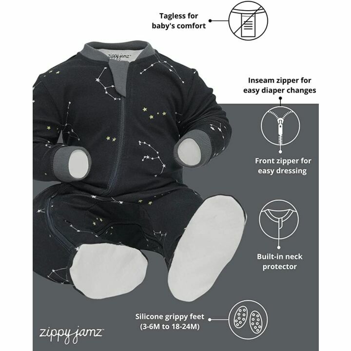 Organic Zipper Footed Baby Pajamas – ZippyJamz