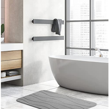 AWW Stone Bath Mat - Non-Slip Quick Drying & Stylish