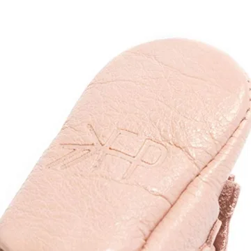 Freshly Picked Blush Bow Mocc for Stylish Babies