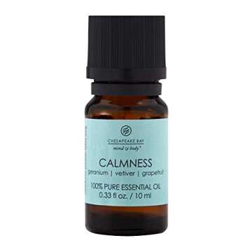 Chesapeake Bay Candle 100% Pure Essential Diffuser Oils Relaxation Set (Alseep, Calmness, Relax) (3-Pack)