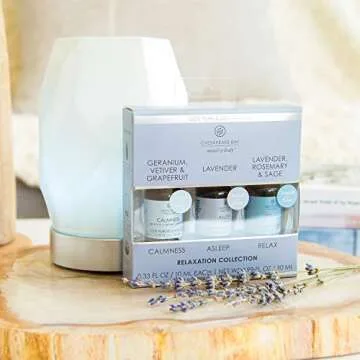 Chesapeake Bay Candle 100% Pure Essential Diffuser Oils Relaxation Set (Alseep, Calmness, Relax) (3-Pack)