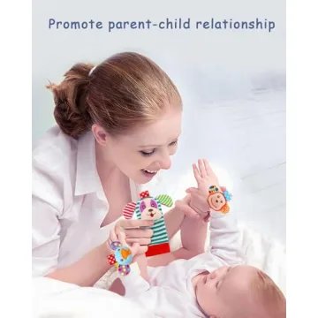 SSK Soft Baby Rattles and Foot Finder Socks for Infants