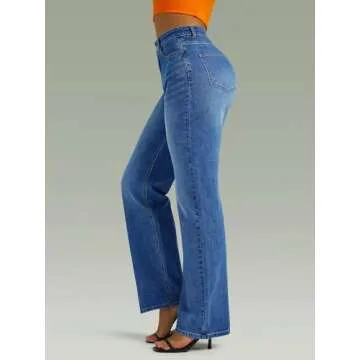 Stylish FUNUCA High Waisted Boyfriend Denim Jeans