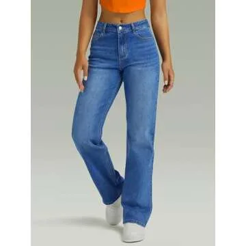 Stylish FUNUCA High Waisted Boyfriend Denim Jeans