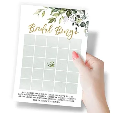 Fun Bridal Shower Game Set for 50 Guests – Includes 5 Games