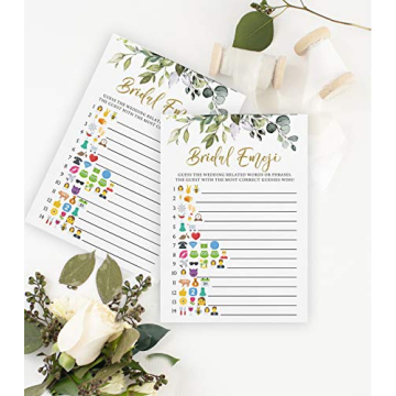 Fun Bridal Shower Game Set for 50 Guests – Includes 5 Games