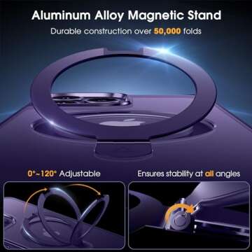 Alphex Magnetic Stand Case for iPhone 14 Pro Max