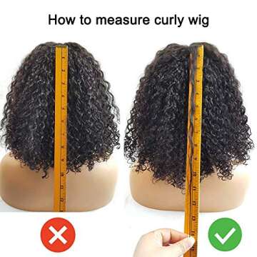 Short Bob Wigs 4x4 Lace Closure Wigs Brazilian Curly Wave Original Queen Lace Front Wigs Human Hair Curly Bob Wigs for Black Women 150% Density Pre Plucked Hairline 14Inch