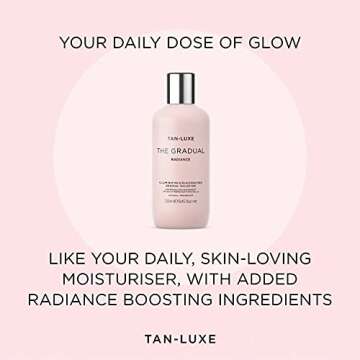 TAN-LUXE The Gradual Radiance - Illuminating & Rejuvinating Gradual Tan Lotion, 250ml - Cruelty & Toxic Free