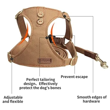 Stylish No Pull Dog Harness with Adjustable Fit for Dogs
