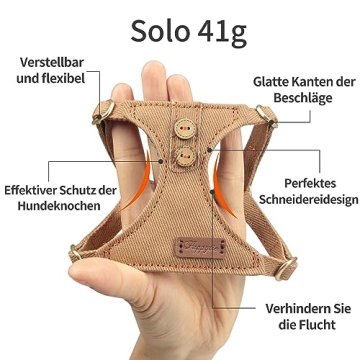 Stylish No Pull Dog Harness with Adjustable Fit for Dogs