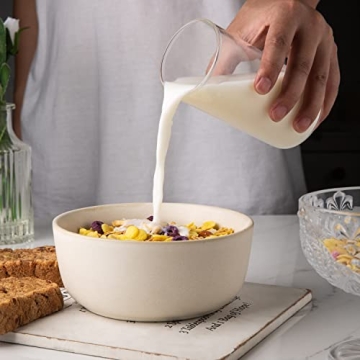 AmorArc 26oz Stoneware Bowls Set - Durable & Microwave Safe