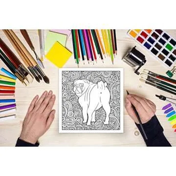 Humorous Dog Butt Coloring Book for Dog Lovers