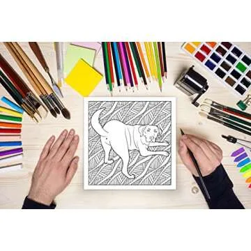 Humorous Dog Butt Coloring Book for Dog Lovers