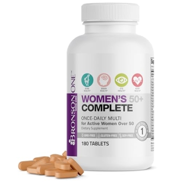Bronson ONE Daily Women’s 50+ Multivitamin 180 Tablets