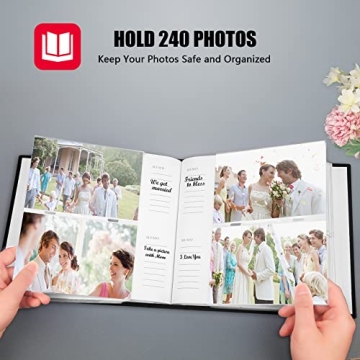 Aevdor 240 Pockets 4x6 Photo Album with Memo Areas