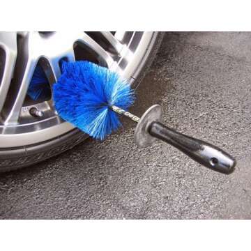 EZ Detail Big And Little Brush Combo for Easy Wheel Cleaning