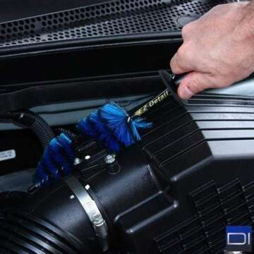 EZ Detail Big And Little Brush Combo for Easy Wheel Cleaning