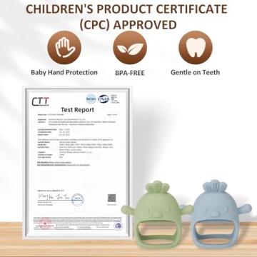 Socub Chick-Shaped Glove Teether for Infants Teething Relief