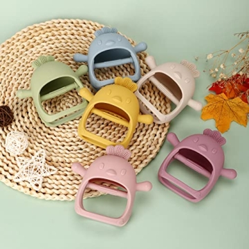 Socub Chick-Shaped Glove Teether for Infants Teething Relief