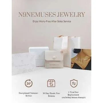 N9NEMUSES White Opal Earrings for Women, 18K Dainty Gold Hypoallergenic Drop Dangle Earrings with Abstract Wing Pattern