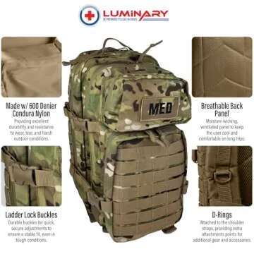 Luminary Tactical Trauma Kit - Essential First Aid Supplies