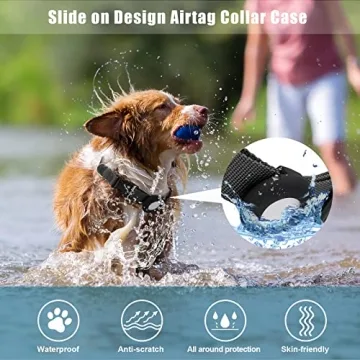 Durable Airtag Dog Collar for Small Dogs - Adjustable Design
