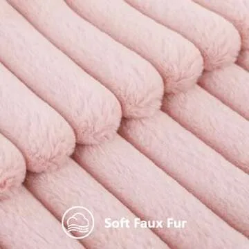 decorUhome Valentine's Day Faux Fur Spring Throw Pillow Covers 18x18 Set of 2, Decorative Soft Plush...