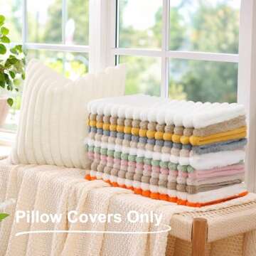 Soft Plush Pillow Covers for Valentine's Day and More