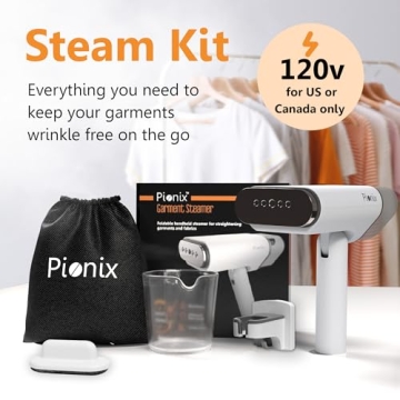 Pionix Handheld Garment Steamer for Travel and Home