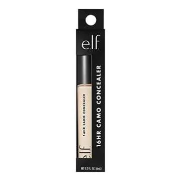 e.l.f. 16HR Camo Concealer, Light Ivory, Full Coverage