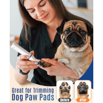 Quiet Cordless Dog Grooming Trimmer for Paws Eyes Ears