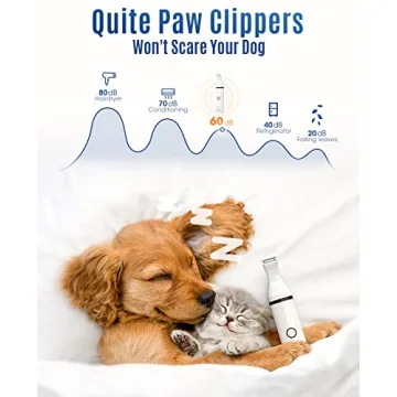 Quiet Cordless Dog Grooming Trimmer for Paws Eyes Ears