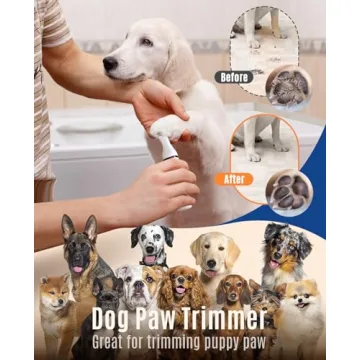 Quiet Cordless Dog Grooming Trimmer for Paws Eyes Ears