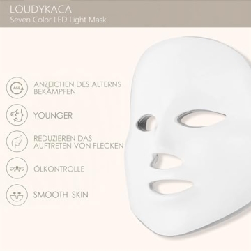 LOUDYKACA LED Face Mask for Radiant Skin Therapy