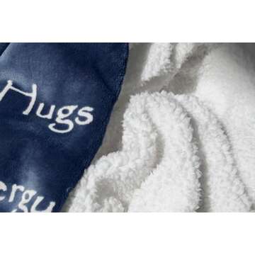 WOLF CREEK BLANKET - Compassion Blanket (Brand)- Strength Courage Super Soft Warm Hugs, Get Well Gift Blanket Plush Healing Thoughts Positive Energy Love & Hope with Fluffy Comfort (50x 65)