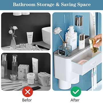 TuCao Automatic Toothpaste Dispenser Kit with Holder