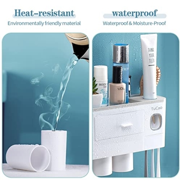 TuCao Automatic Toothpaste Dispenser Kit with Holder