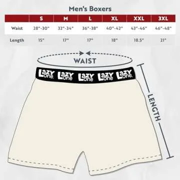 Lazy One Funny Animal Boxers, Novelty Boxer Shorts, Humorous Underwear, Gag Gifts for Men (Sascrotch, Large)