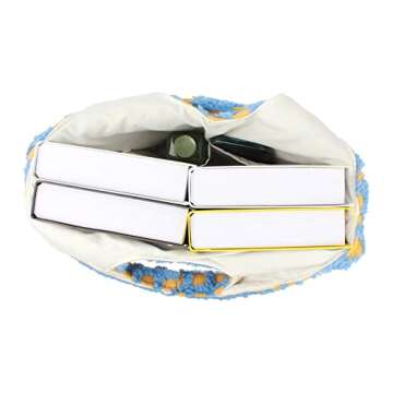 Aisi Women Ladies Cute Bear Plush Shoulder Bag Large Tote Handbag Purse Faux Fur Shopping Dating Bag